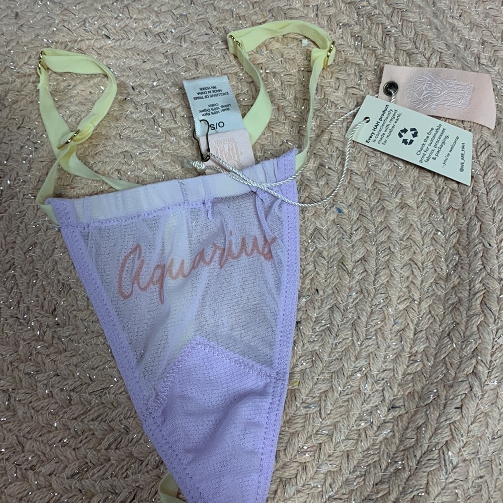 We are hah zodiac panty one size Aquarius